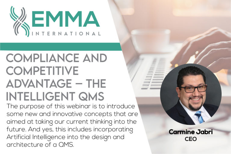 Compliance AND Competitive Advantage – the Intelligent QMS