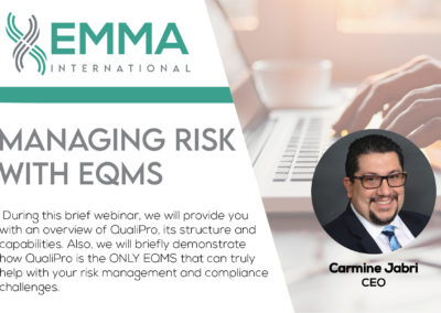 Managing Risk with EQMS