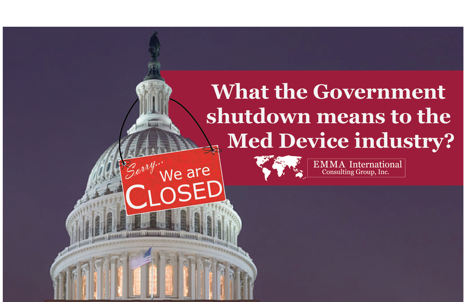 What the Government Shutdown Means to the Med Device Industry?