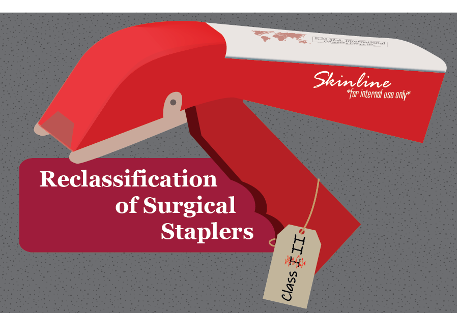 Surgical stapler / Medical device and a new classification tag