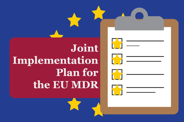 Joint Implementation Plan for the EU MDR