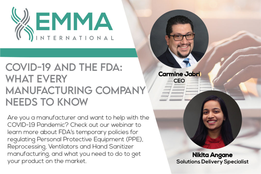 COVID-19 and the FDA: What Every Manufacturing Company Needs to Know
