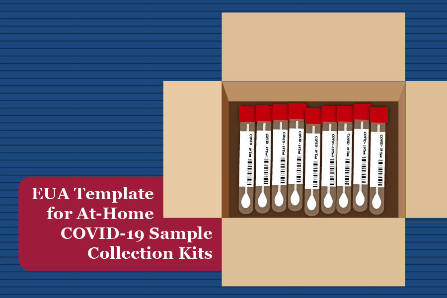 covid 19 swab tests in a box for the at-home kits