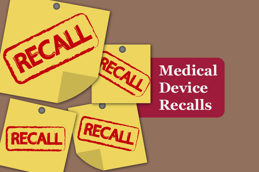 Recall slips for medical devices