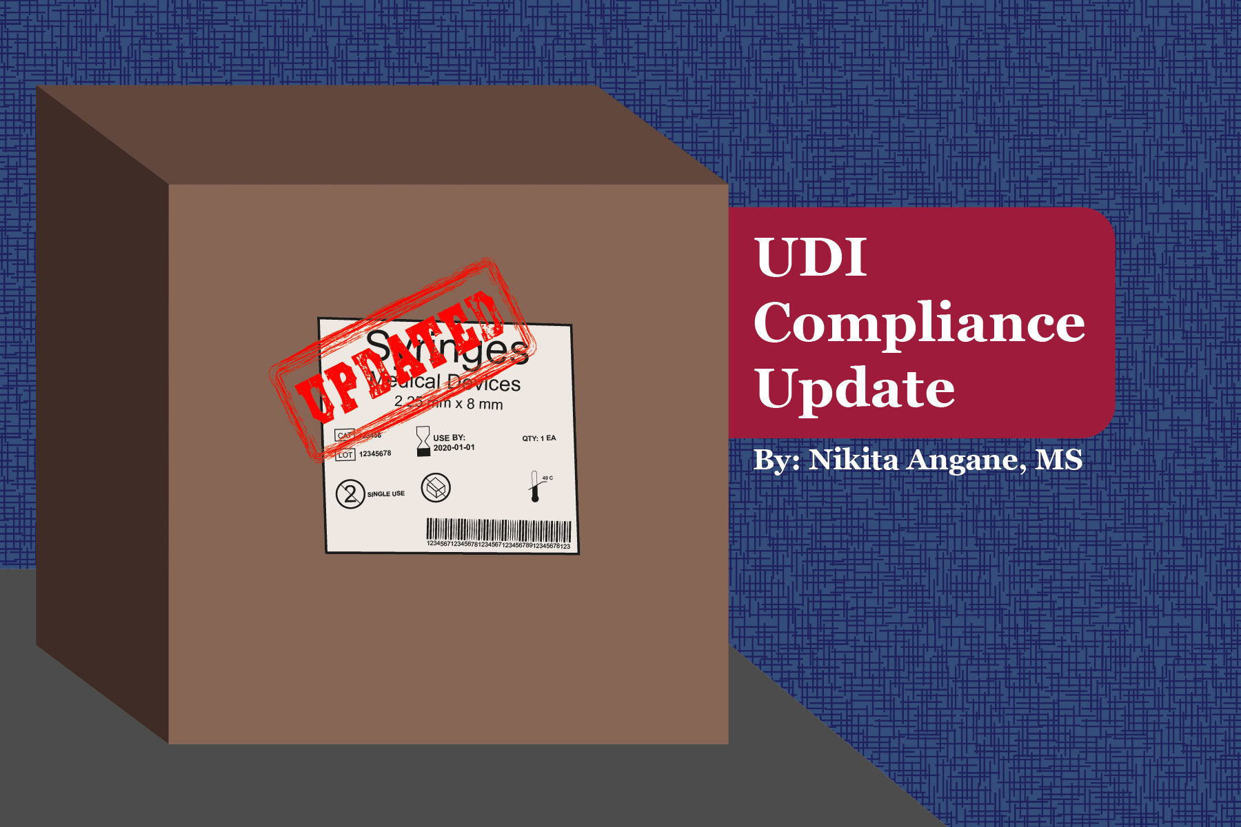UDI label being updated due to new UDI Compliance Updates from FDA