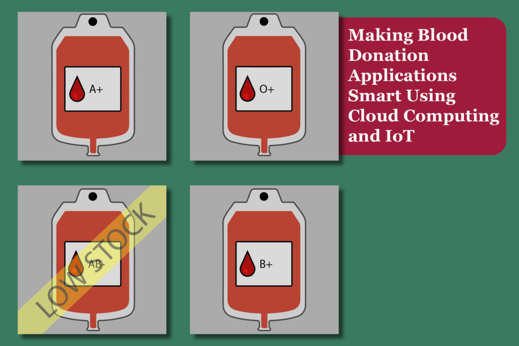 Making Blood Donation Applications Smart Using Cloud Computing and IoT
