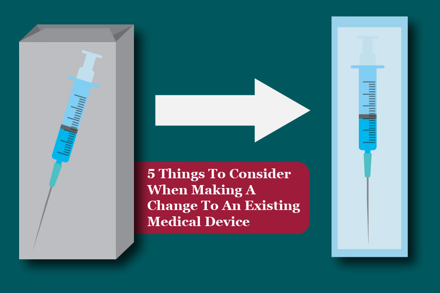 Medical Device changing packaging