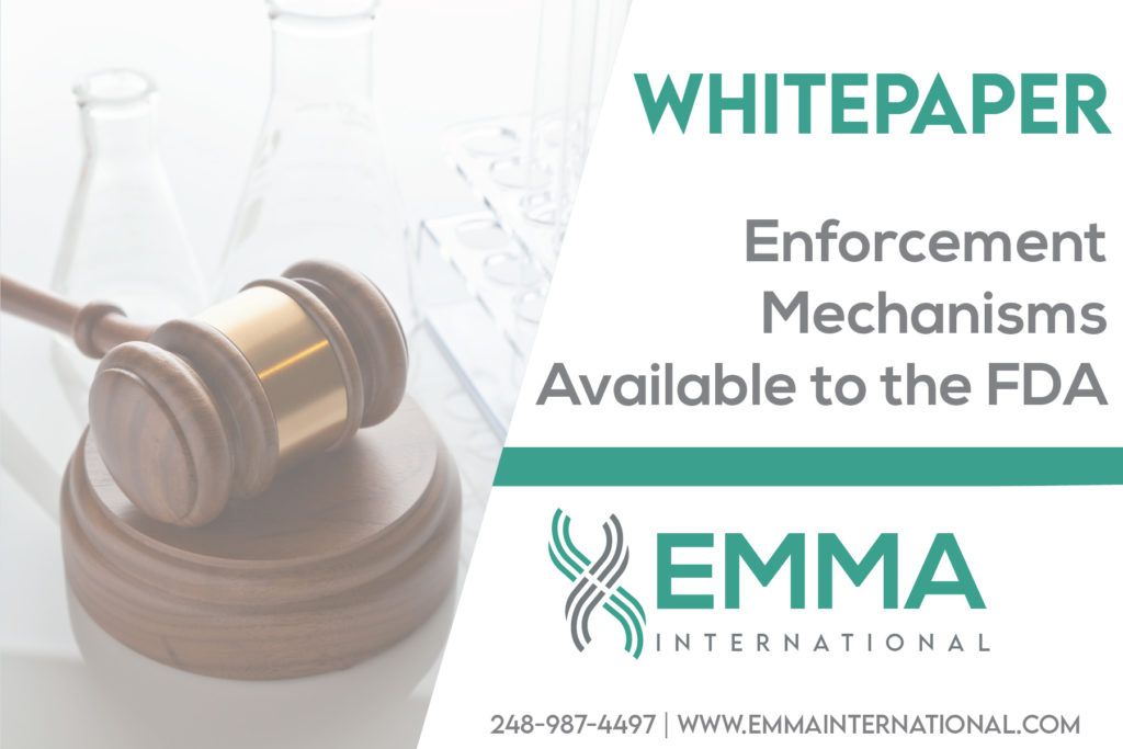 Enforcement Mechanisms Available to the FDA