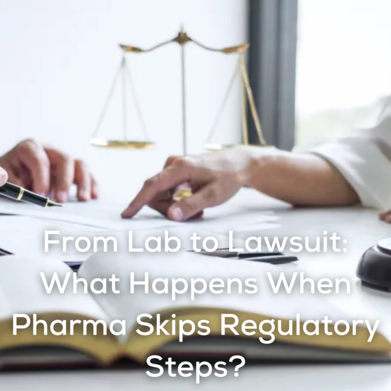 From Lab to Lawsuit: What Happens When Pharma Skips Regulatory Steps? 