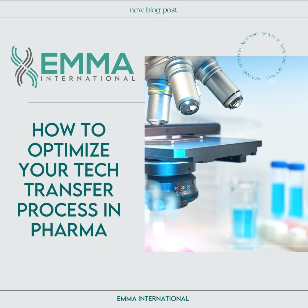How to Optimize Your Tech Transfer Process in Pharma