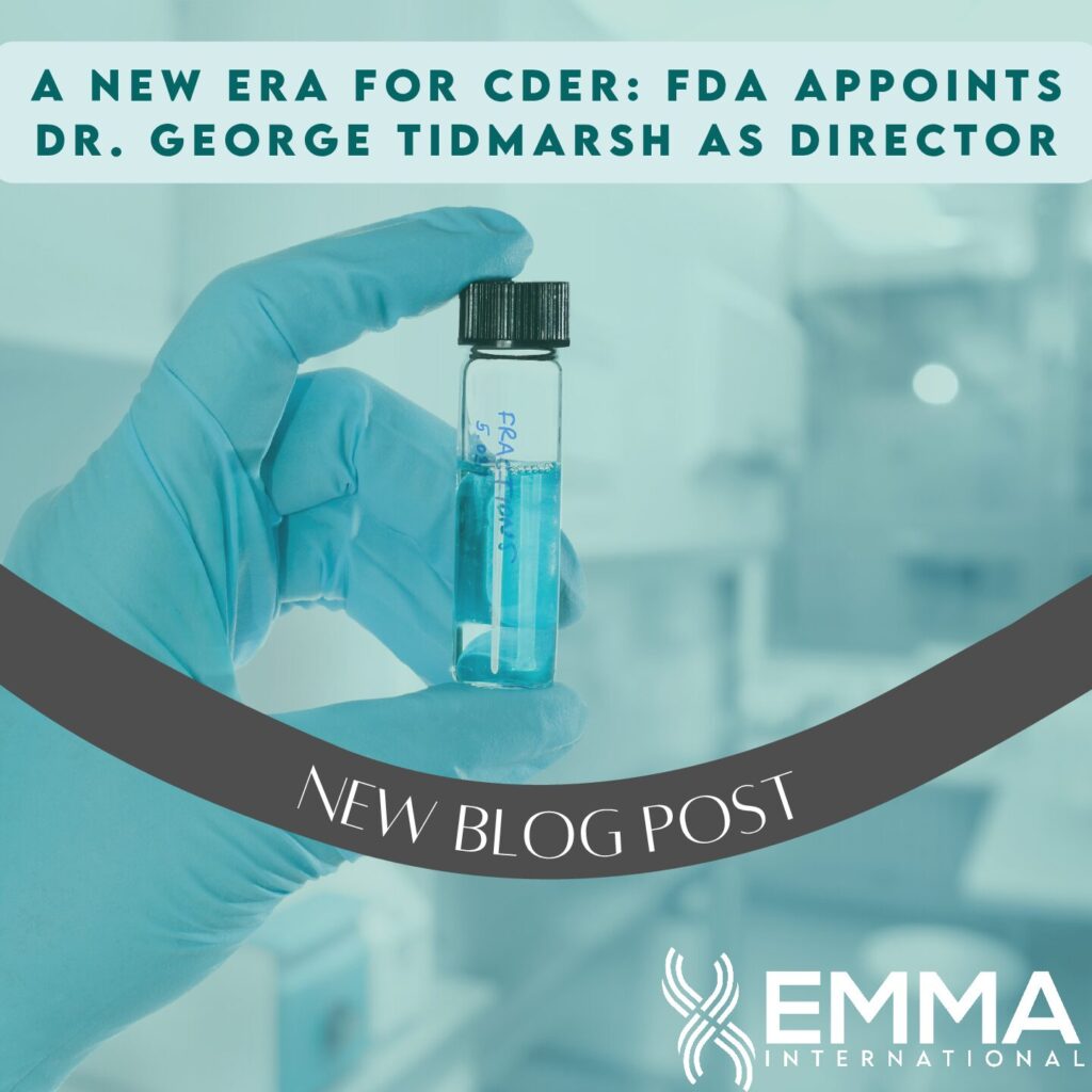 A New Era for CDER: FDA Appoints Dr. George Tidmarsh as Director