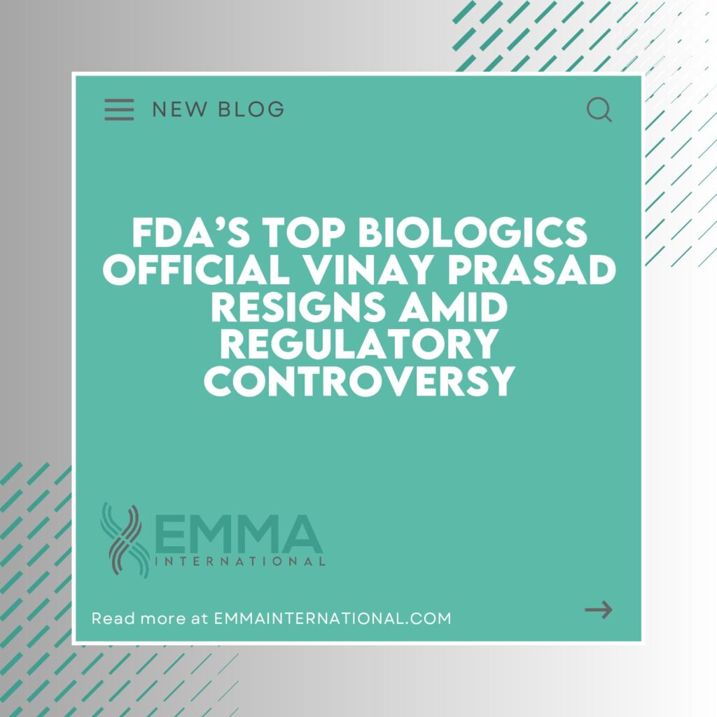 FDA’s Top Biologics Official Vinay Prasad Resigns Amid Regulatory Controversy