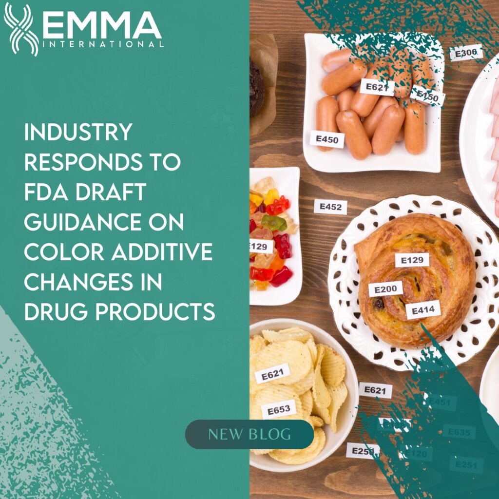 Industry Responds to FDA Draft Guidance on Color Additive Changes in Drug Products