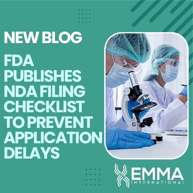 FDA Publishes NDA Filing Checklist to Prevent Application Delays