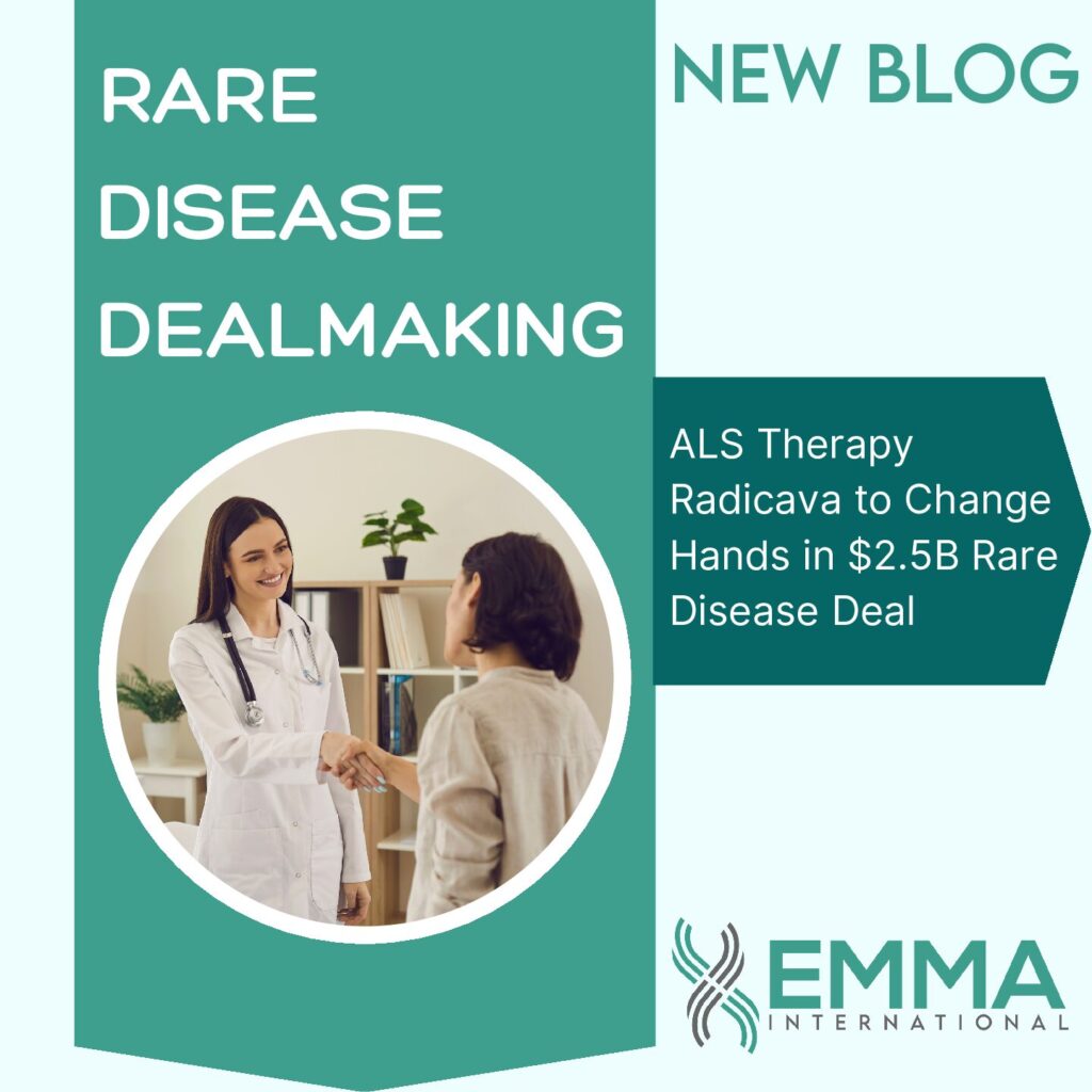 ALS Therapy Radicava to Change Hands in $2.5B Rare Disease Deal