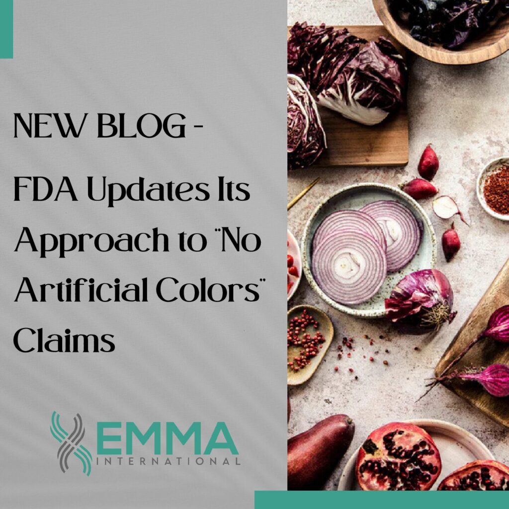FDA Updates Its Approach to “No Artificial Colors” Claims