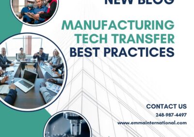 Manufacturing Tech Transfer Best Practices: Reducing Risk and Accelerating Commercial Success